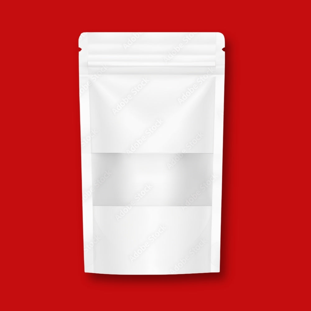 White Standup Pouches (with Window)